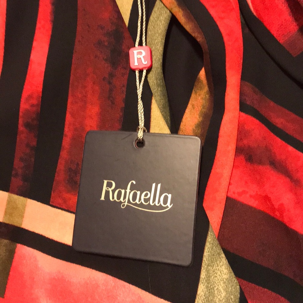 Rafaella printed bell sleeve tunic size 6 NWT - Picture 7 of 8